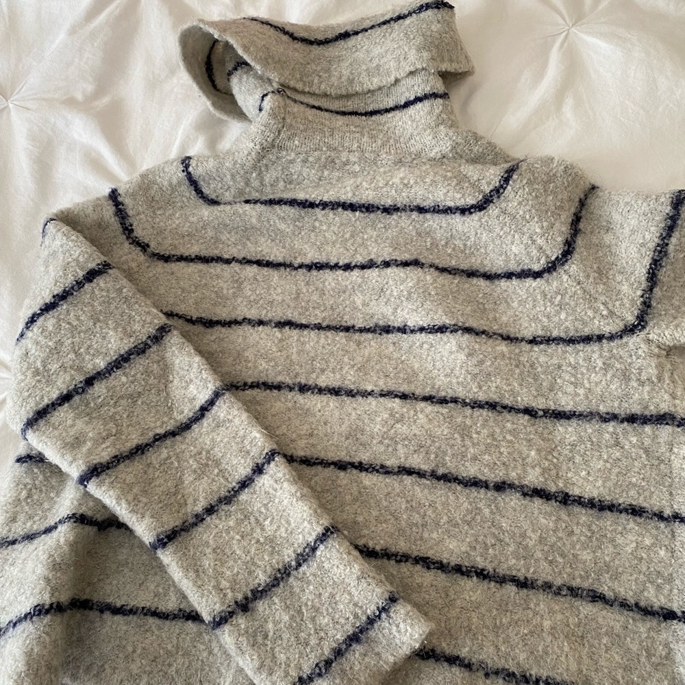 Madewell Striped Turtleneck Sweater